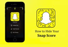 Hide Your Snap Score