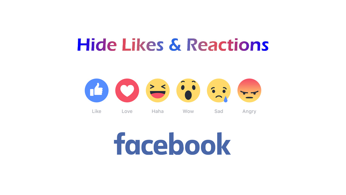 Hide Likes and Reaction Counts On Facebook